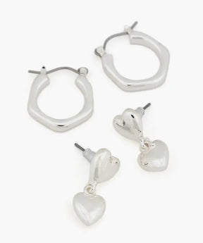 Set Aros Hexagonales Y Corazones