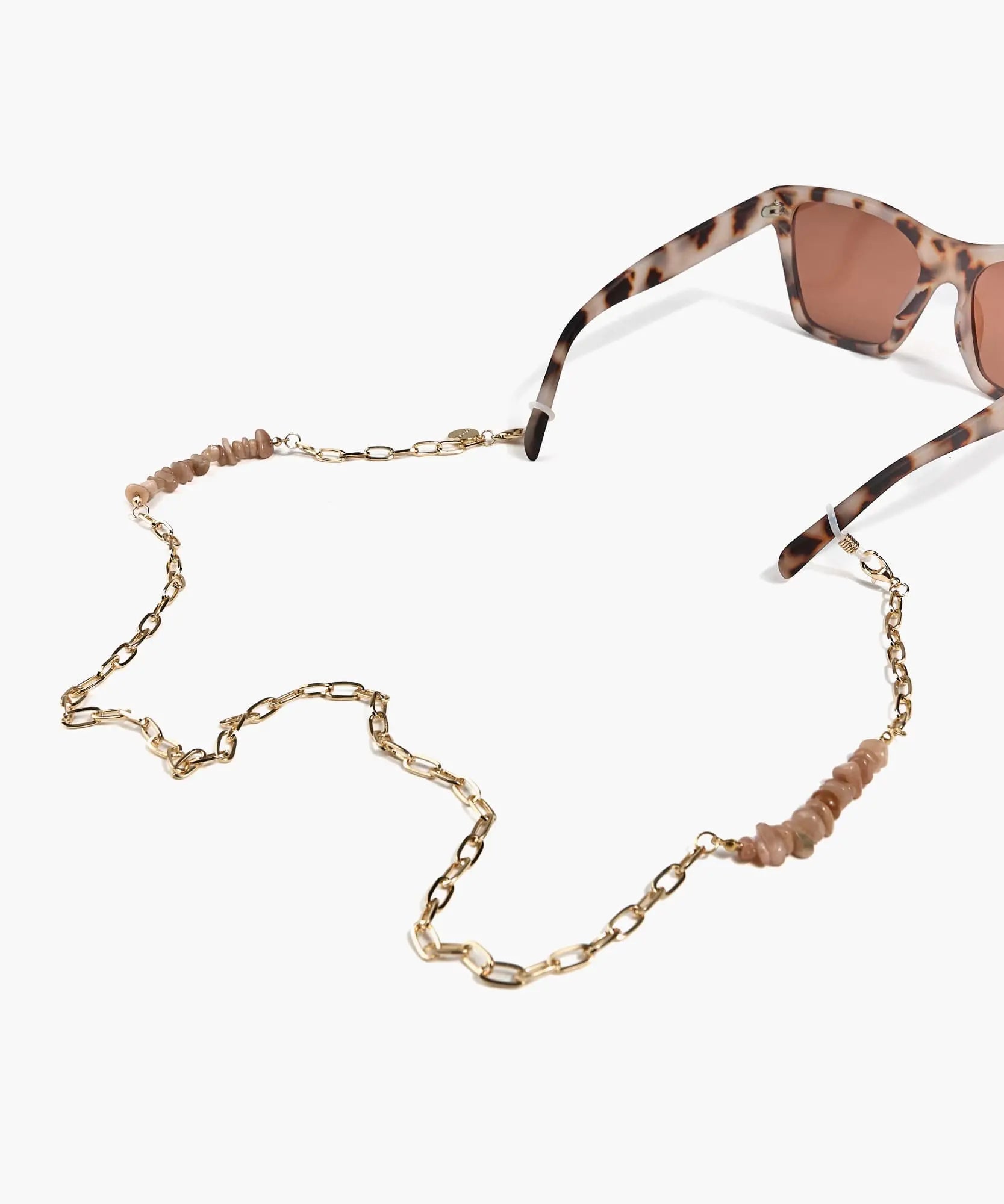 Strap Sujetador Lentes Cadena Y Piedras