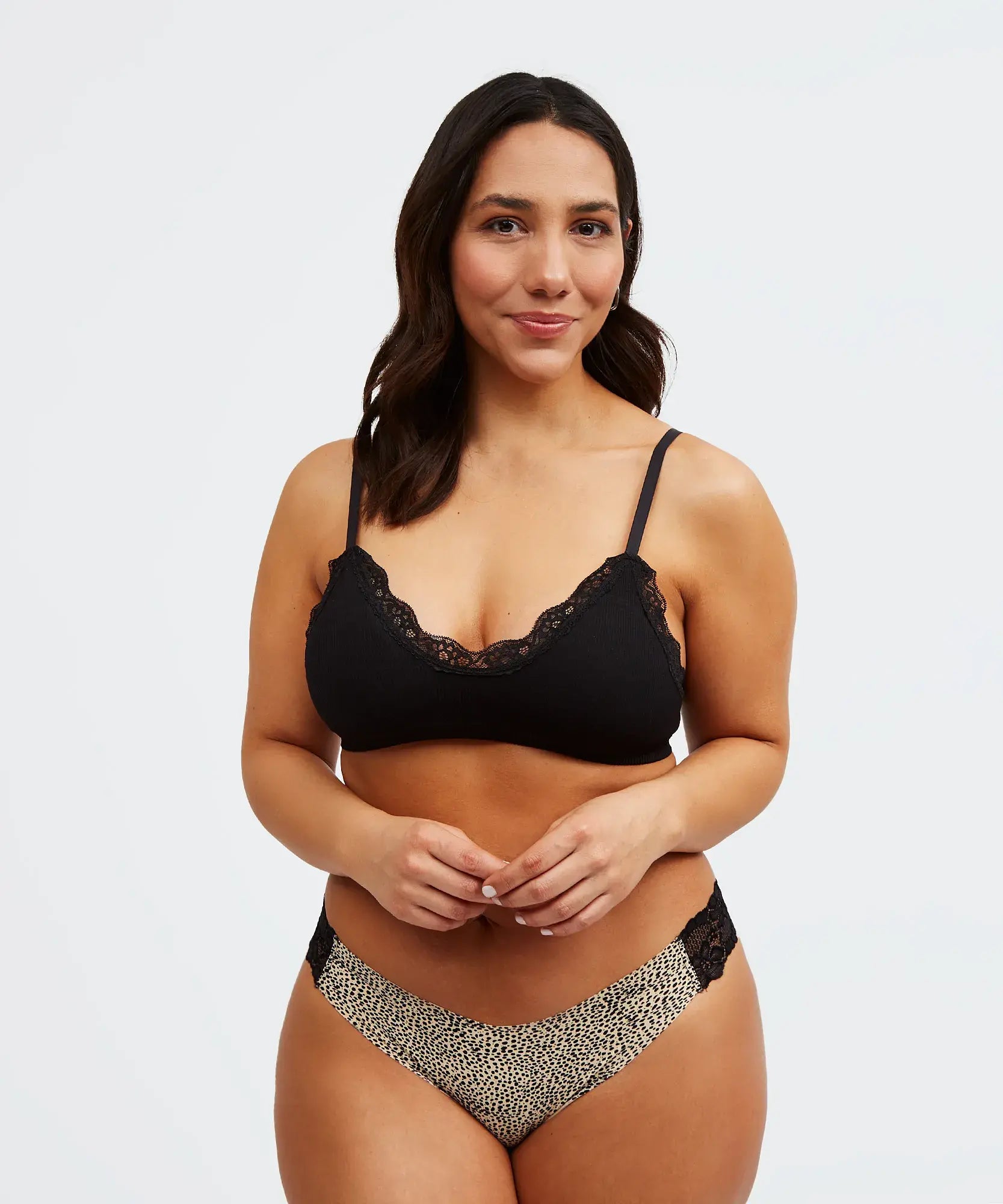 Bralette Rib Encaje