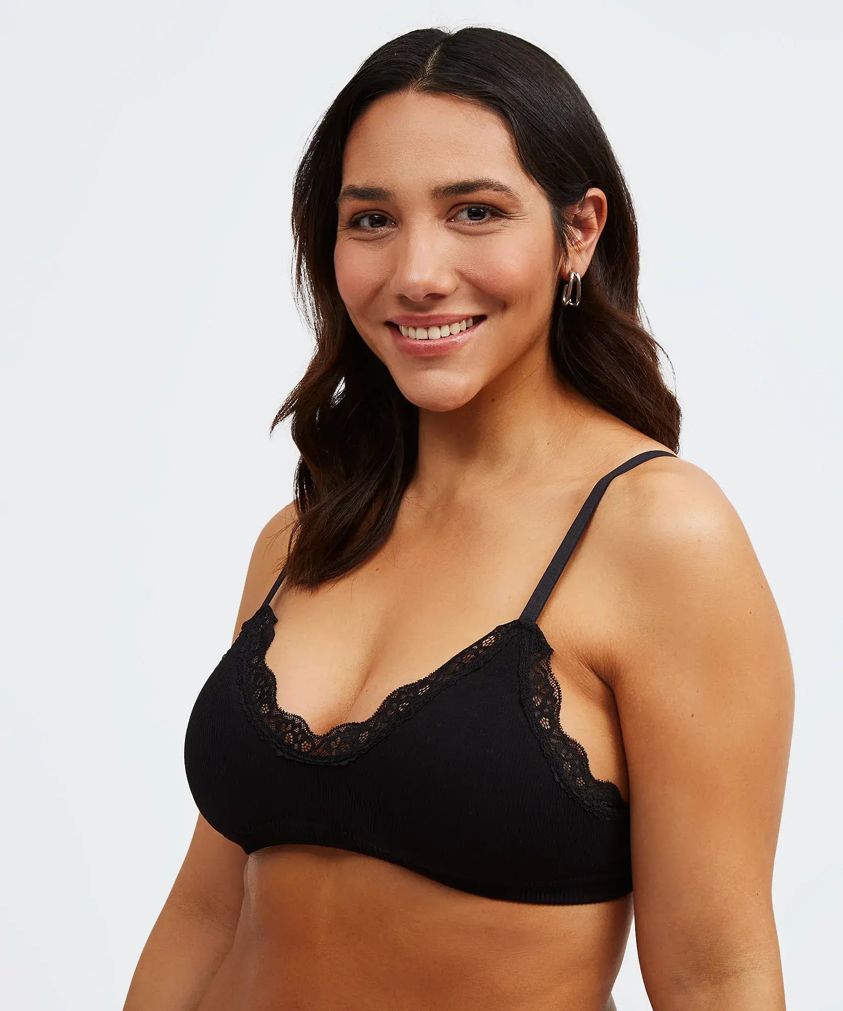 Bralette Rib Encaje