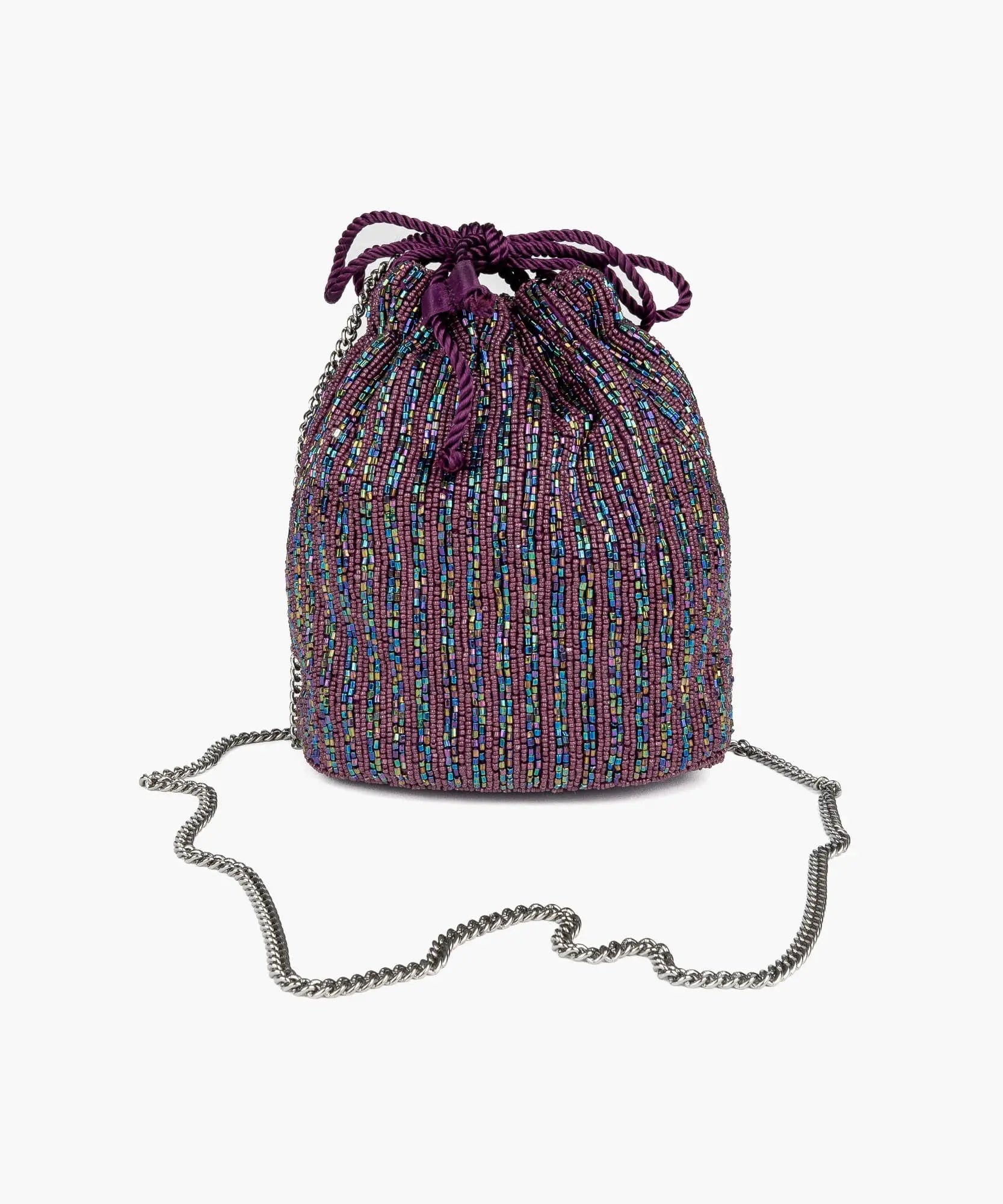 Cartera Bandolera Bucket Mostacillas