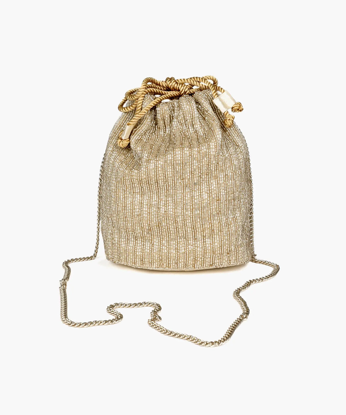 Cartera Bandolera Bucket Mostacillas