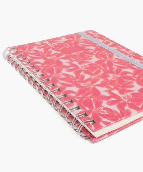 Cuaderno Flores Mediano Cuadriculado