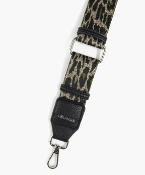 Correa Strap Cartera Animal Print Lurex