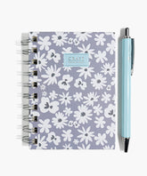 Set Cuaderno Y Lápiz Flores