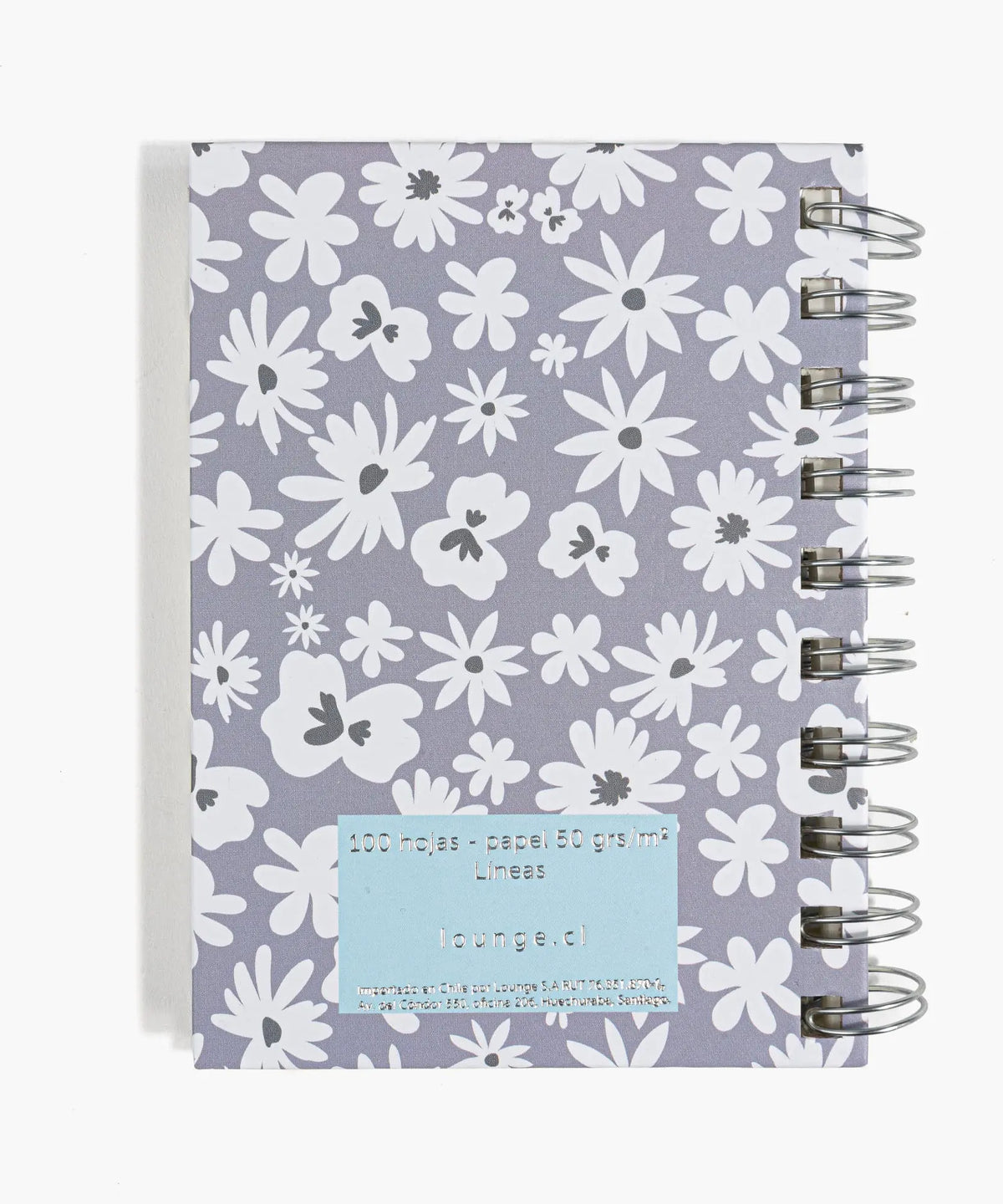 Set Cuaderno Y Lápiz Flores