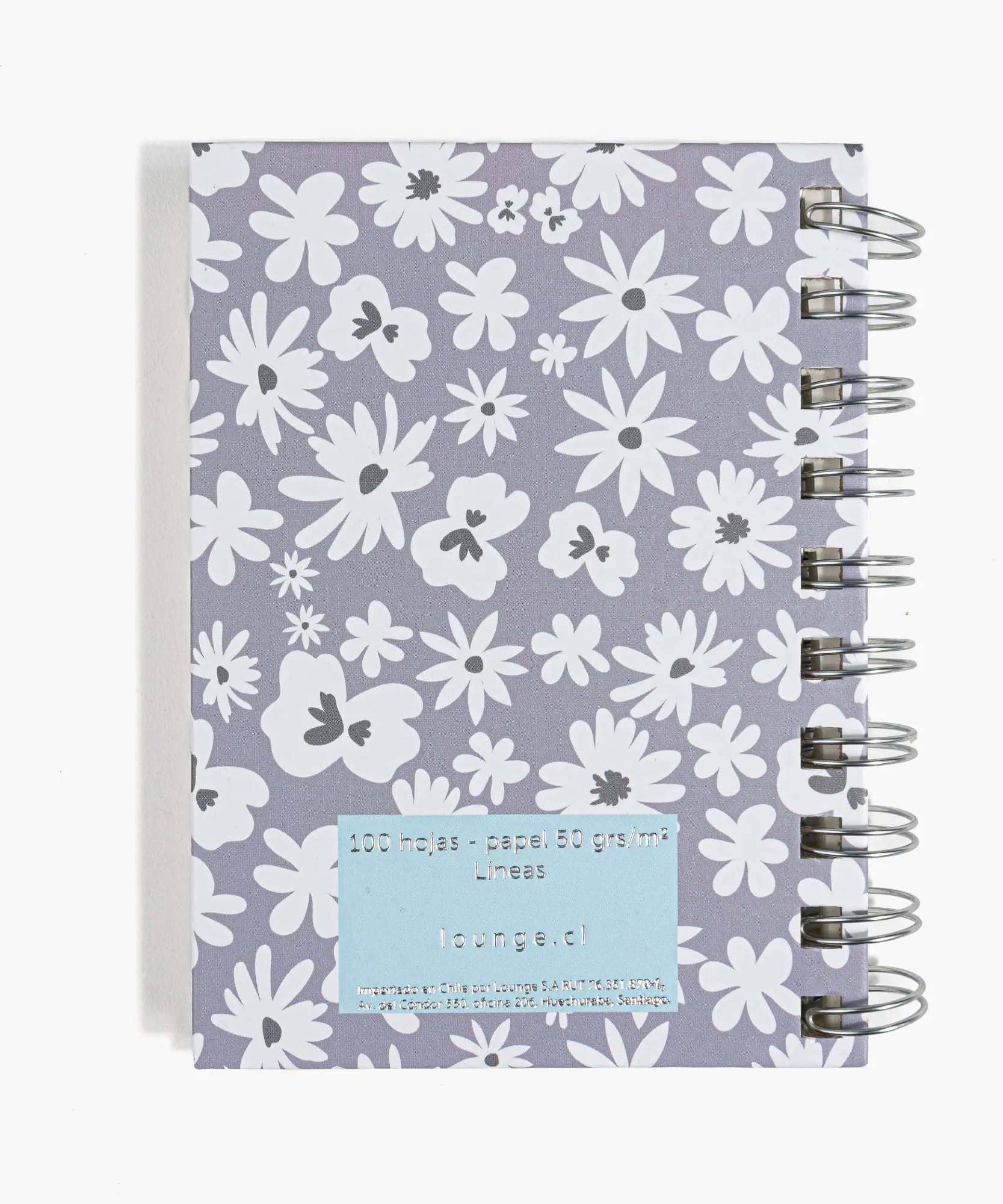 Set Cuaderno Y Lápiz Flores