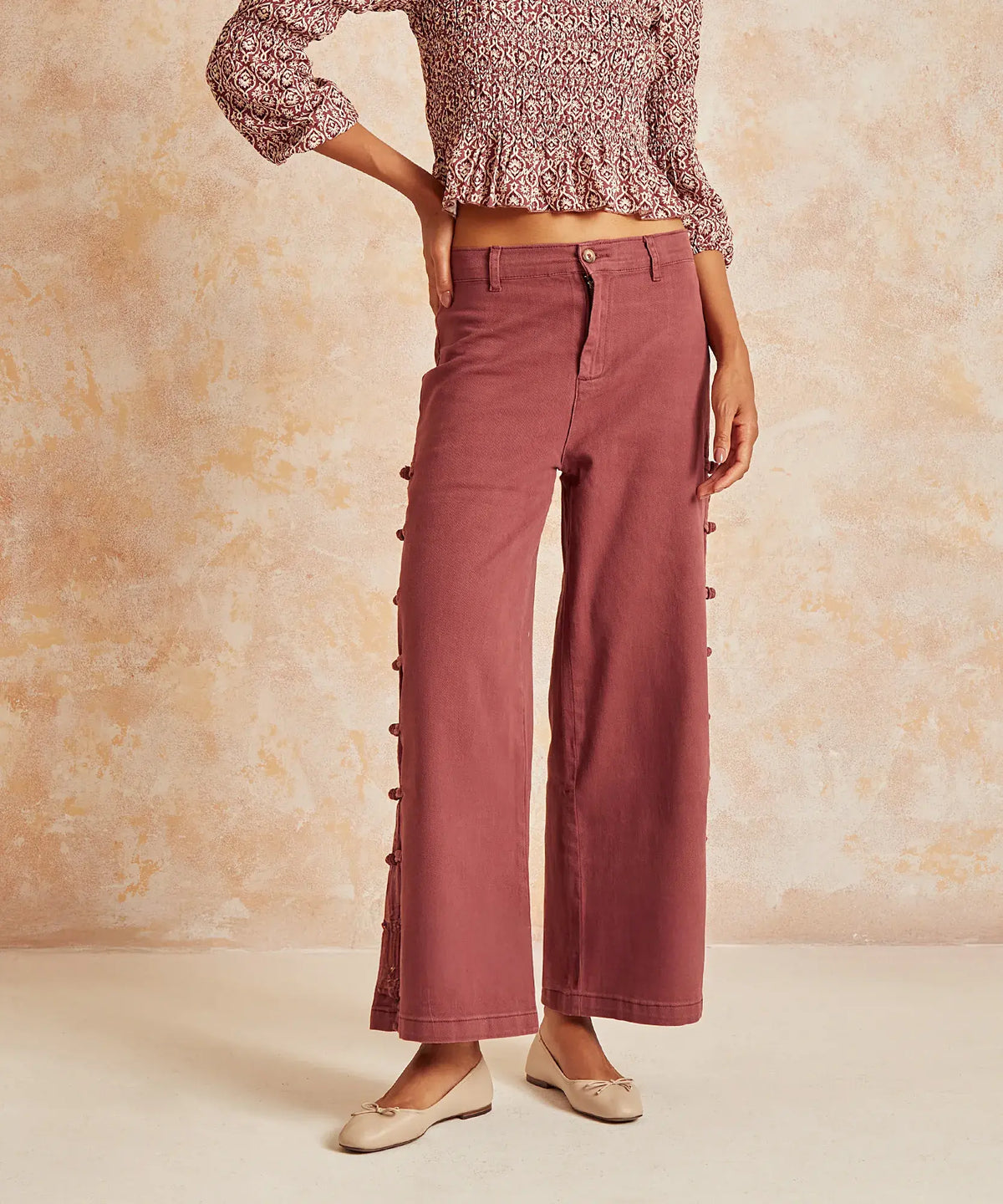 Pantalón Nudos Boho