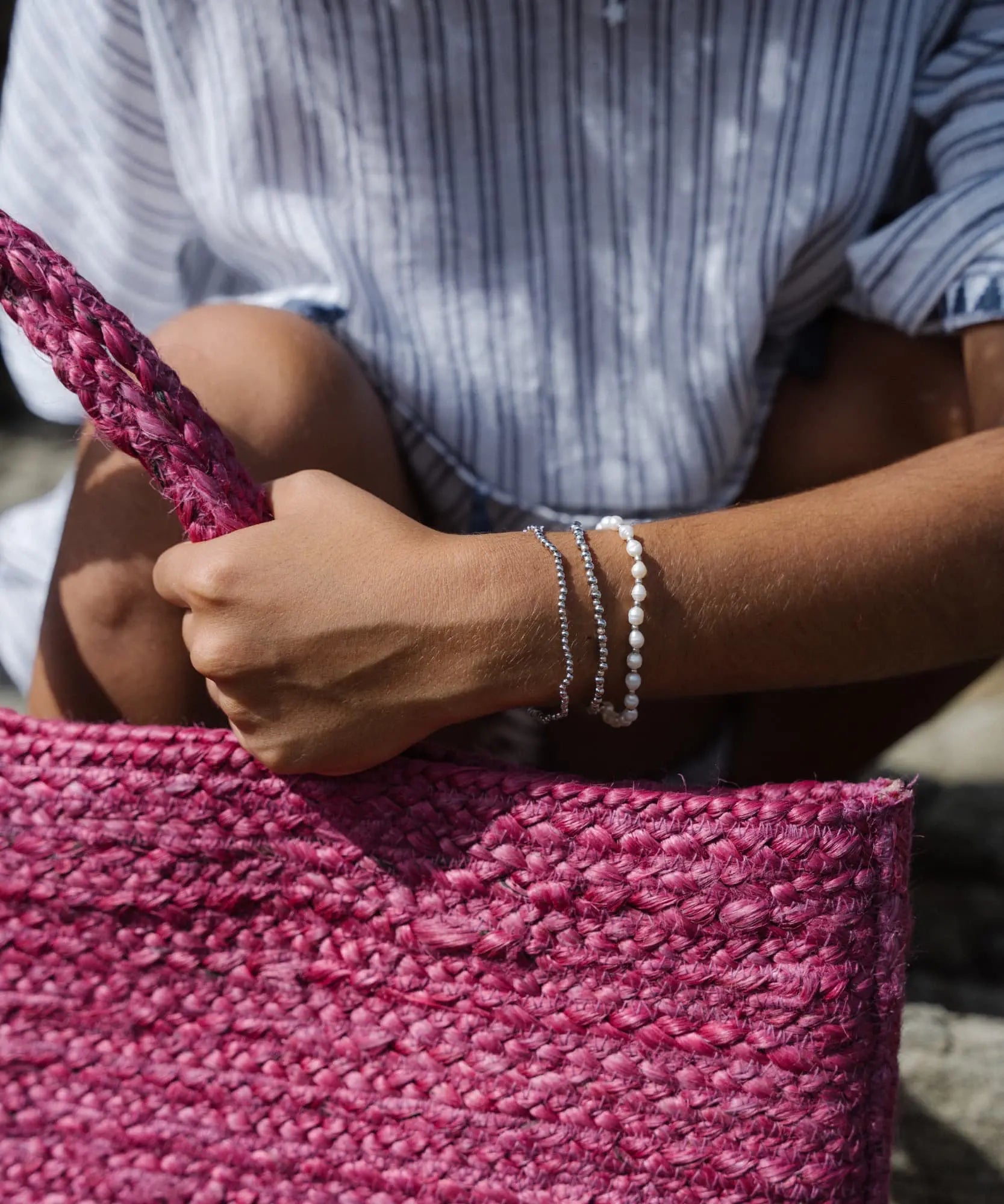 Bolso De Playa Yute Paradiso